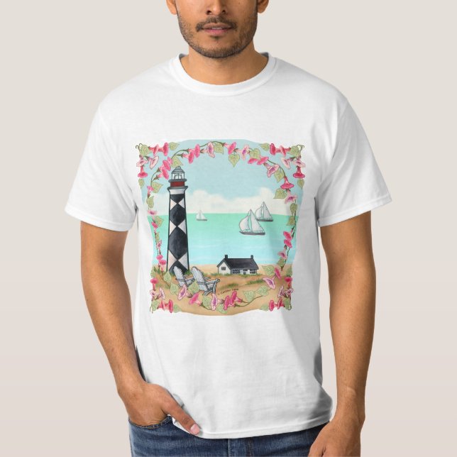 A Cape Lookout Lighthouse t-shirt (Front)
