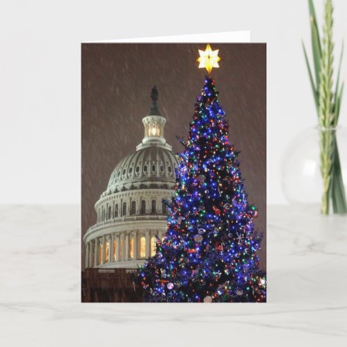 A Capitol Christmas_US Capitol Christmas Tree Holiday Card