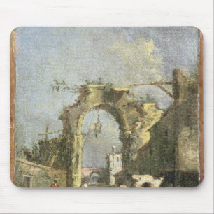 A Capriccio - Ruins, 18th century Mouse Pad