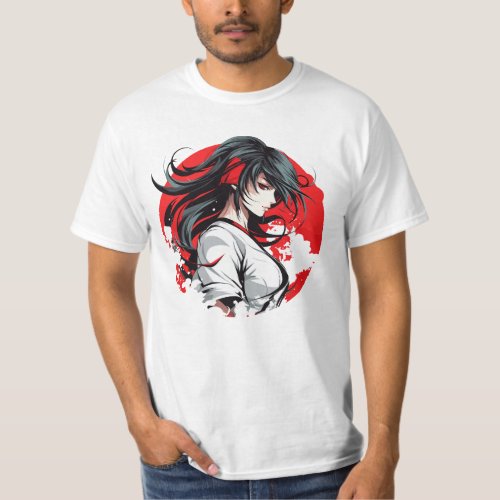 A Captivating Anime Girl T_Shirt