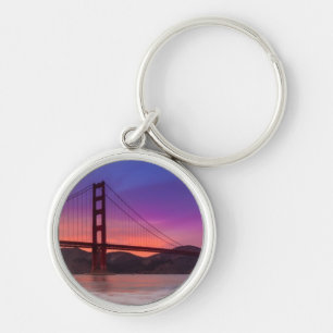 A capture of San Francisco's Golden Gate Bridge Keychain