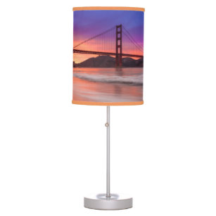 A capture of San Francisco's Golden Gate Bridge Table Lamp