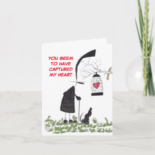 A Captured Heart Valentine's Card