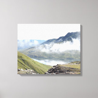 A Captured Moment In Snowdonia Canvas Print