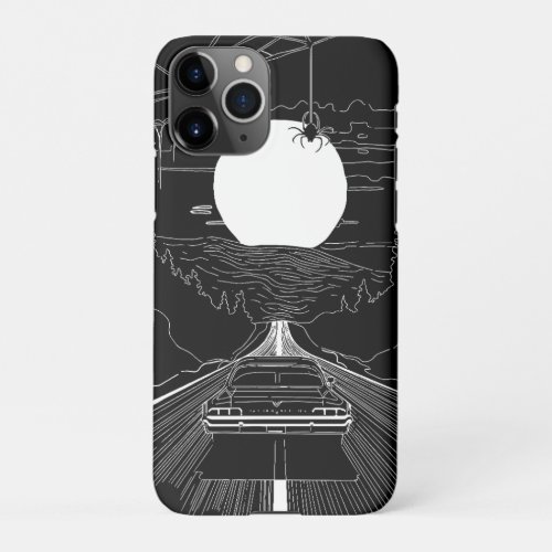 A car driving through the forest and mountains iPhone 11Pro case