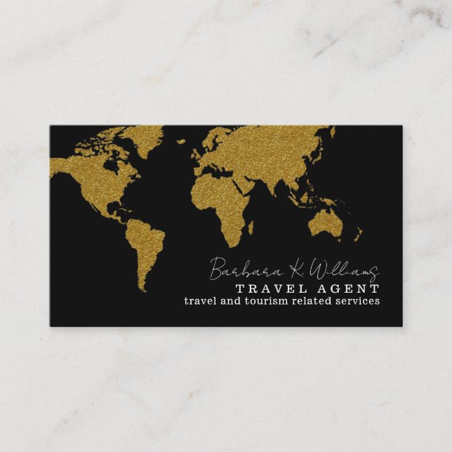 a card for travel agents (Front)