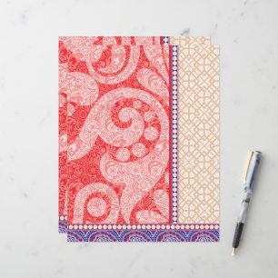 a card with a red heart on it