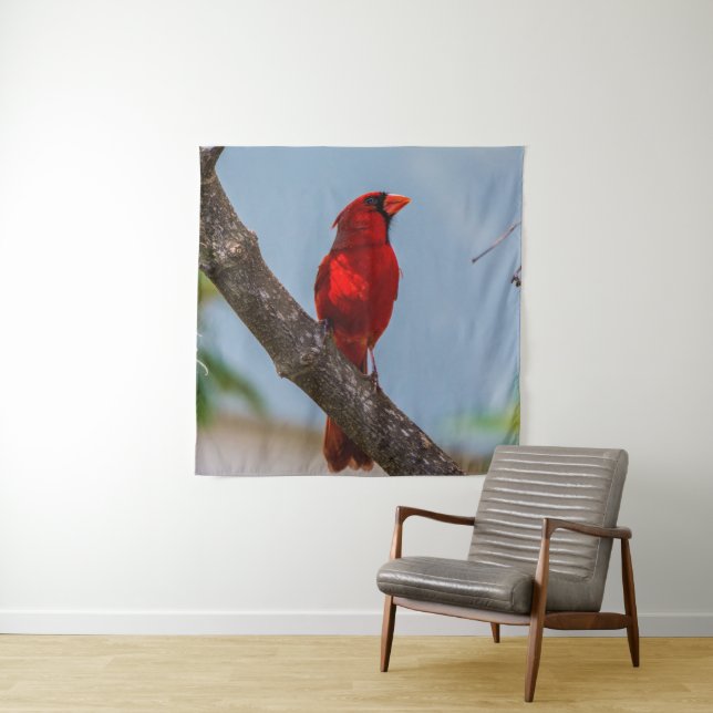 A Cardinal 57 x 57 Tapestry (In Situ)
