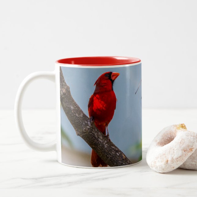 A Cardinal Coffee Mug (With Donut)