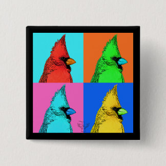 A Cardinal of a Different Color Pinback Button