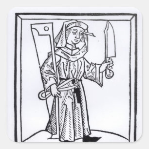 A Carpenter Square Sticker