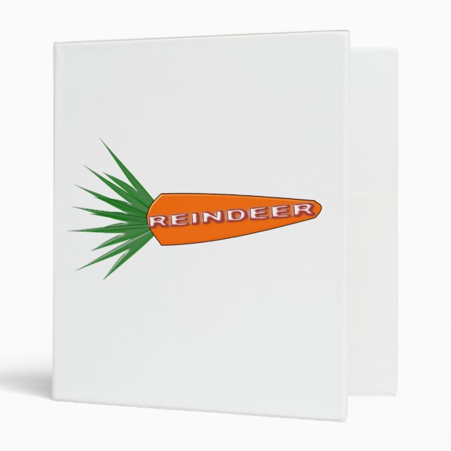 A Carrot for Christmas Reindeer Binder (Front/Inside)