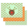 A Carrot for Christmas Reindeer Custom Wrapping Paper Sheets