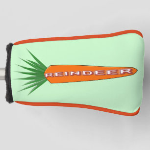 A Carrot for Christmas Reindeer Golf Putter Cover