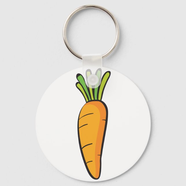 a carrot keychain (Front)