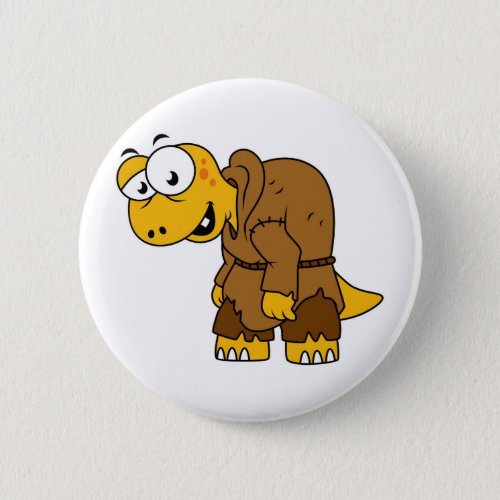 A Cartoon Dinosaur Hunchback Button