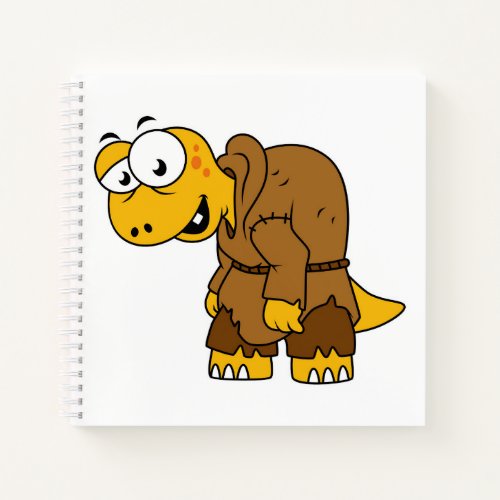 A Cartoon Dinosaur Hunchback Notebook