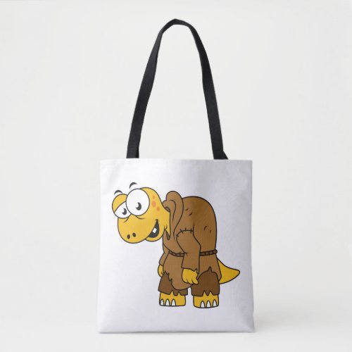 A Cartoon Dinosaur Hunchback Tote Bag