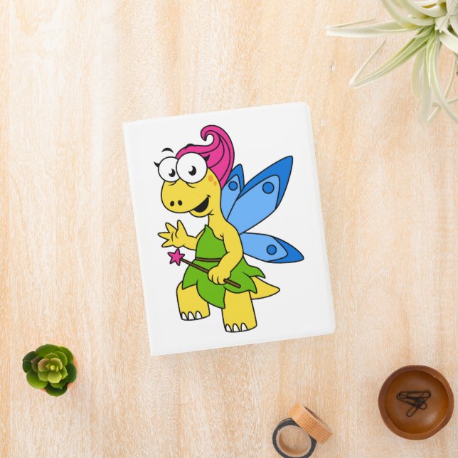 A Cartoon Fairysaur Dinosaur. Mini Binder (InSitu)