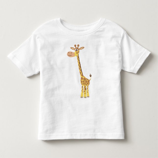 A cartoon giraffe Children T-shirt (Front)