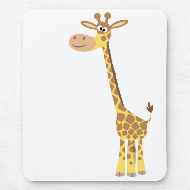 A cartoon giraffe mousepad (Front)