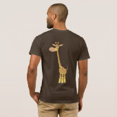 A cartoon giraffe T-shirt (back) (Back Full)