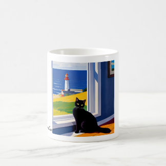 A Cat and A Lighthouse Mug
