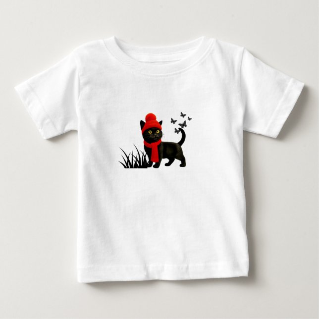 a cat baby T-Shirt (Front)