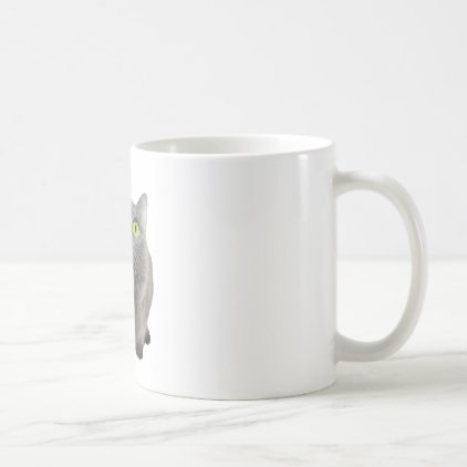 a cat coffee mug