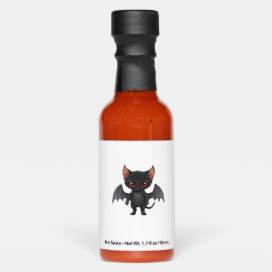 A cat demon on Halloween night Classic T-Shirt Hot Sauces