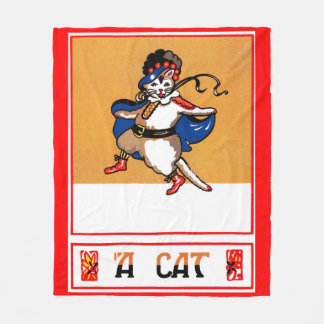 A Cat Fleece Blanket