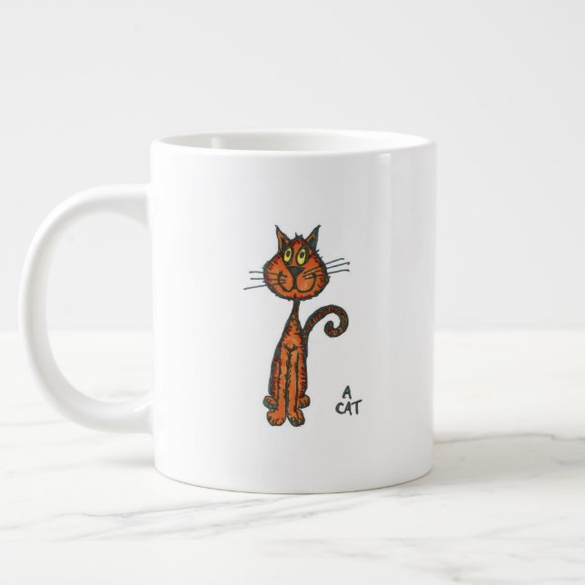 A Cat Giant Coffee Mug (Left)