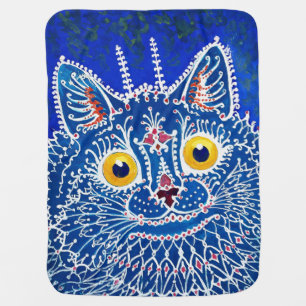 A cat in gothic style by Louis Wain  Baby Blanket