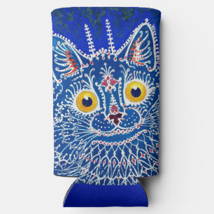A cat in gothic style by Louis Wain Seltzer Can Cooler