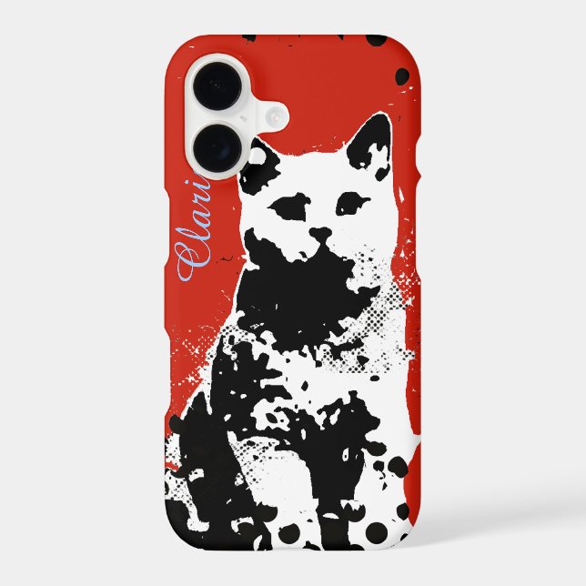 a cat iphone case (Back)