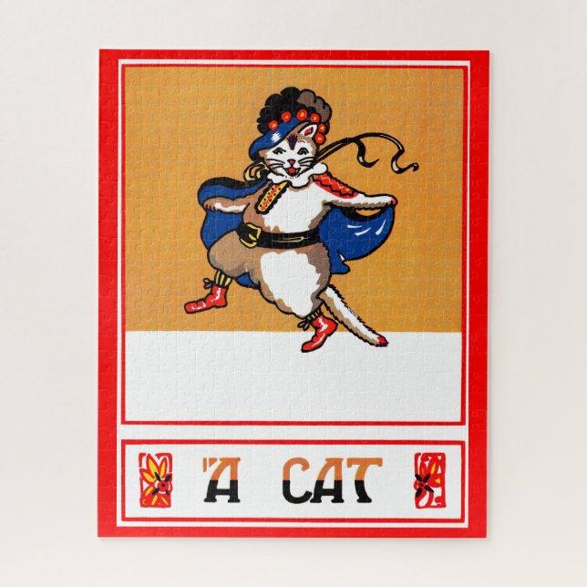 A Cat Jigsaw Puzzle (Vertical)