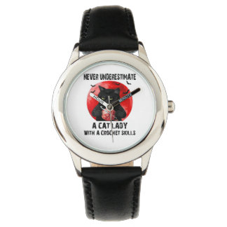 A Cat Lady Kid Watch Birthday Gift for Your Kids