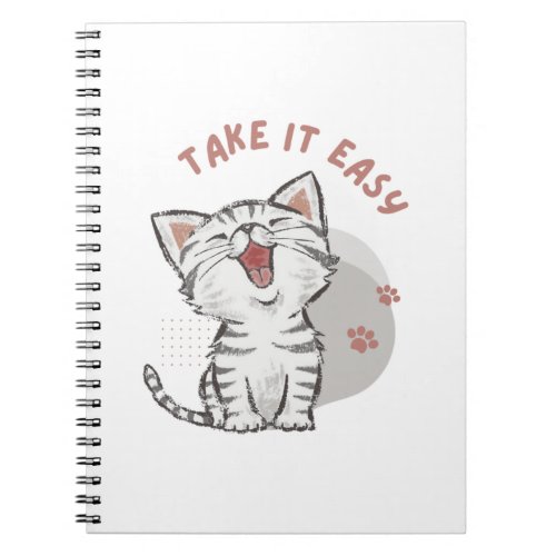 A cat laughs  notebook