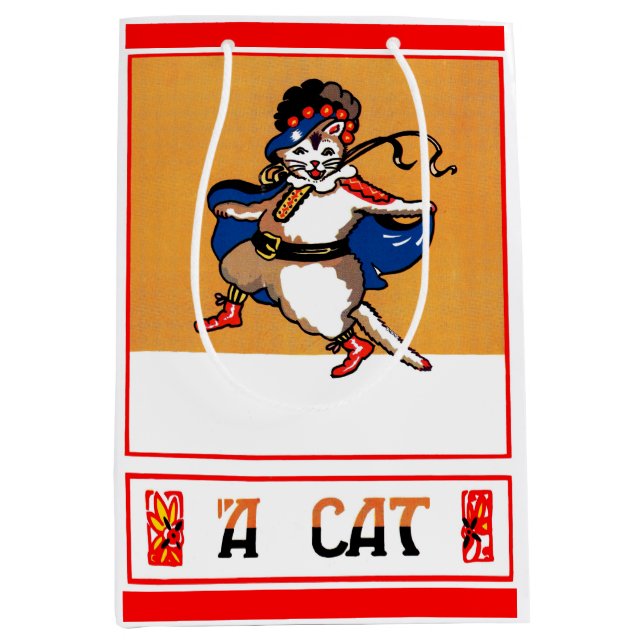 A Cat Medium Gift Bag (Front)