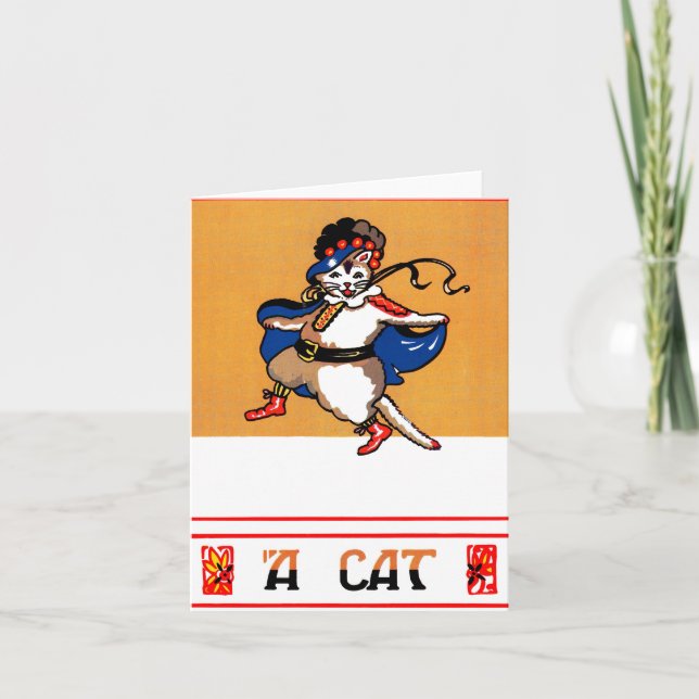 A Cat Note Card (Front)