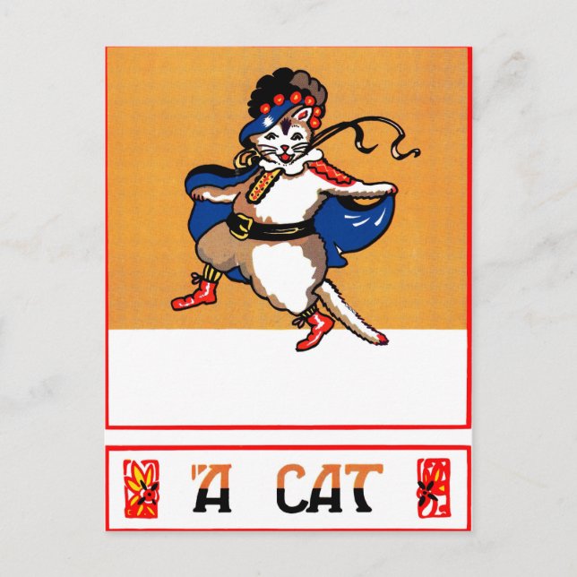 A Cat Postcard (Front)