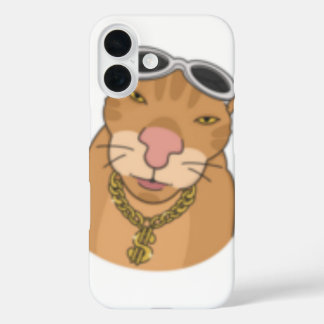 a cat rapper iPhone 16 case