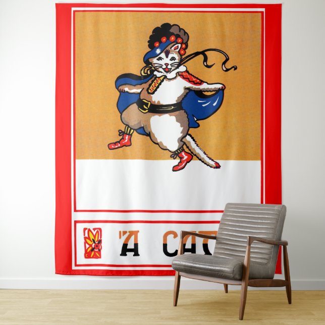 A Cat Tapestry (In Situ)