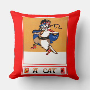 A Cat Throw Pillow