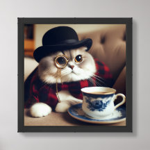 A Cat Wearing a Monocle