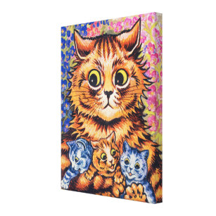 Pop! Eccentric Cats of Louis Wain Art Prints Canvas Print