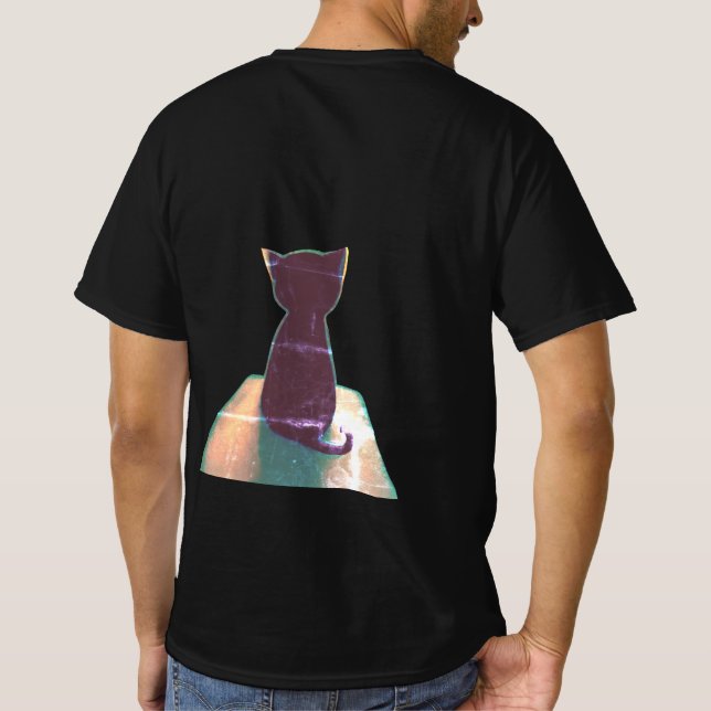 A cat with it's back T-Shirt (Back)