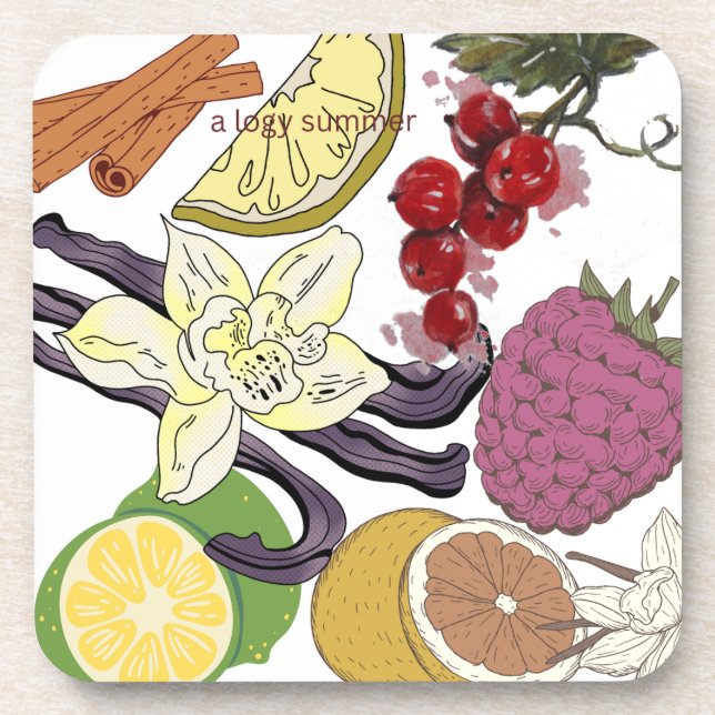 a catchy thing which enrich the surrounding beverage coaster (Front)