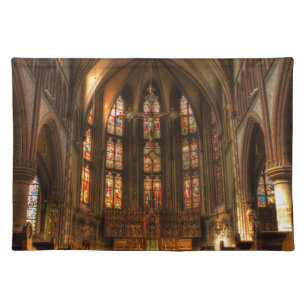 A cathedral placemat
