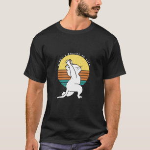 A Cat's Secret To Life Retro Yoga Cat Present T-Shirt